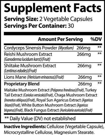 Mushroom Complex 10 X - Mint From Nature