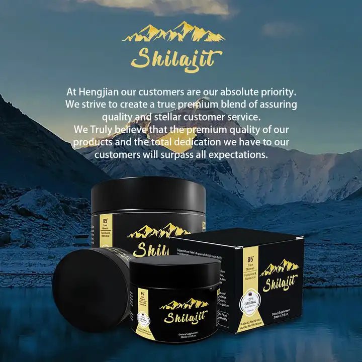 Pure 100% Himalayan Shilajit Resin 30 Gram Jar 60 Servings - My Store