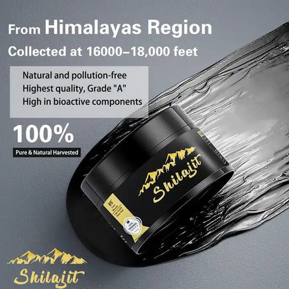 Pure 100% Himalayan Shilajit Resin 30 Gram Jar 60 Servings - My Store